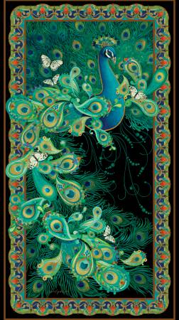 Multi Peacock Panel Symphony