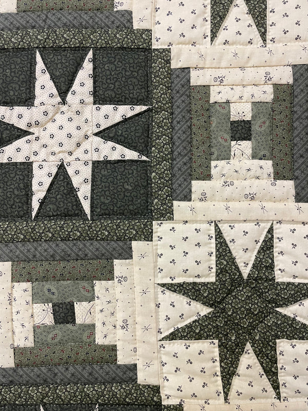 Eight Point Star Queen Quilt