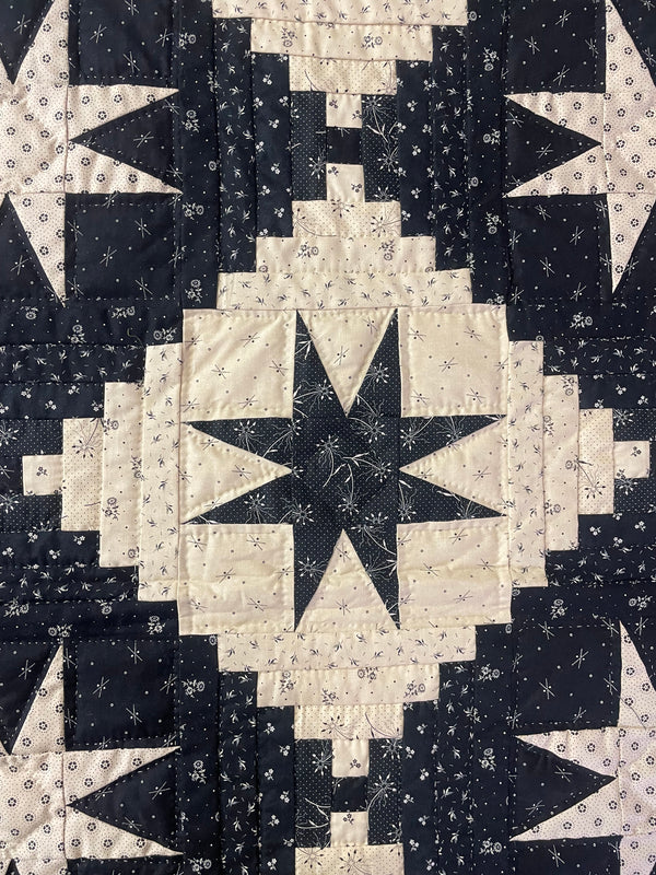 Eight Point Star King Quilt