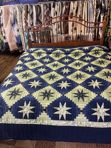 Eight Point Star King Quilt