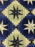 Eight Point Star King Quilt