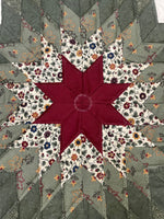 Log Cabin Lone Star Quilt