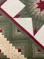 Log Cabin Lone Star Quilt