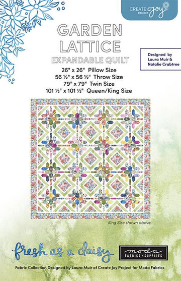 Garden Lattice Quilt Pattern