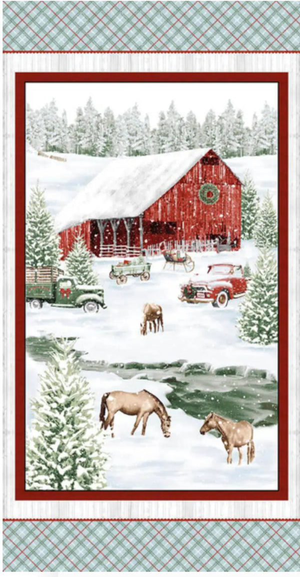 Holiday Spirit Truck Barn Panel